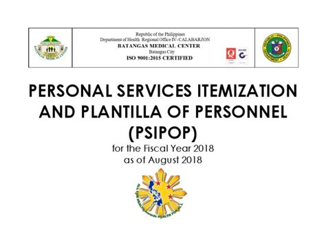 psipop deped|(PDF) PERSONAL SERVICES ITEMIZATION AND .